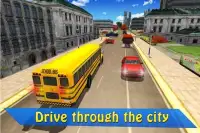 حافلة مدرسية القيادة لعبة سيم Screen Shot 1