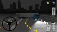 Night Truck Parking 3D Screen Shot 4