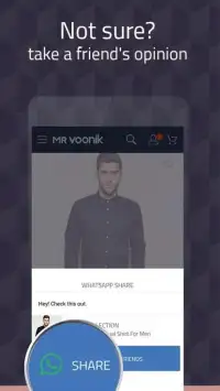 Mr Voonik -Online Shopping Men Screen Shot 1