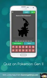 Quiz on Pokemon Gen II Screen Shot 18