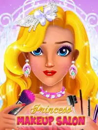 Pink Princess Makeup salon games for girls Screen Shot 1