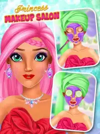 Pink Princess Makeup salon games for girls Screen Shot 0