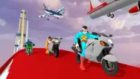 Super Hero Bike Mega Ramp 3 Screen Shot 0