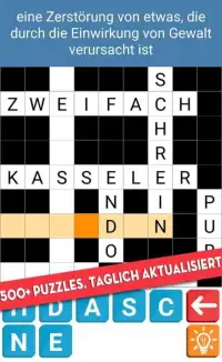 Crossword German Puzzles Game Screen Shot 6