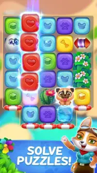 Dog Rescue: Blast & Match Cubes Screen Shot 3