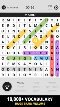 Mario Topic For Word Search Screen Shot 5