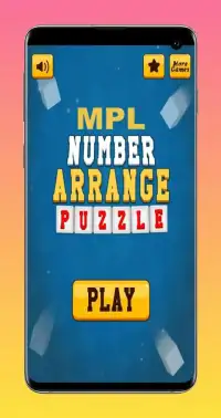 MPL Kids Number Arrange Puzzle Game Screen Shot 0