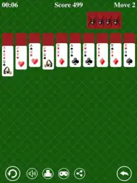 Spider Solitaire simple Screen Shot 1
