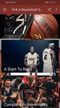 N.B.A Basketball Game Guide Screen Shot 1