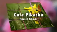 Cute Pikachu Puzzle Screen Shot 2
