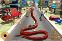 Angry Anaconda Snake Rampage: City Attack Screen Shot 8