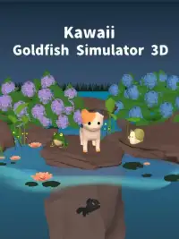 Goldfish Simulator in rainy pond Screen Shot 4