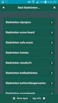 Best Badminton Live Score Screen Shot 4