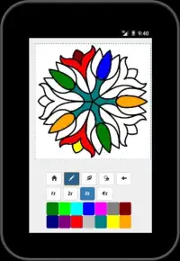 Mandalas para colorir Screen Shot 1