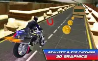 Subway Speed Police Moto Bike Screen Shot 6