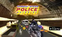 Subway Speed Police Moto Bike Screen Shot 14
