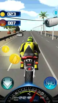 Night Racing Moto Fever 3D Screen Shot 1