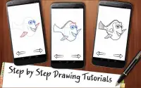 Draw Dory and Nemo Screen Shot 1