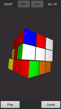 Rubik's Cube Solver - how to solve a Rubik's Cube Screen Shot 1