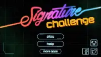 Signature Challenge Screen Shot 12