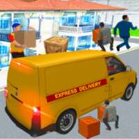 postman delivery truck driver