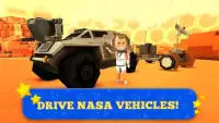 मंगल ग्रह क्राफ्ट: Blocky बिल्डिंग खेलों खेलों Screen Shot 1