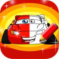 Kids coloring game for cars 3