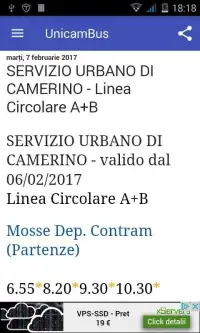 Unicam Bus Camerino Orari Screen Shot 4
