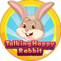 talking happy rabbit