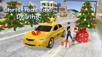 Christmas Taxi Driving Screen Shot 3