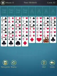 FreeCell Solitaire - card game Screen Shot 1