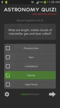 Astronomy Quiz Trivia Screen Shot 3
