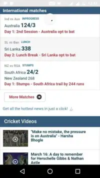 Live All Cricket Score Screen Shot 1