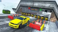 Snow Taxi Parking Sim 3D 2017 Screen Shot 2