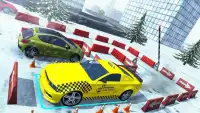 Snow Taxi Parking Sim 3D 2017 Screen Shot 6