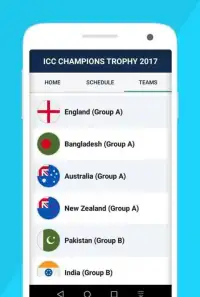 Champions Trophy Schedule 2017 Screen Shot 1