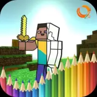 Раскраски игры Mine Craft Screen Shot 2