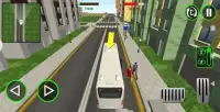 Pelatih bus kota mengemudi simulator 2020 Screen Shot 1