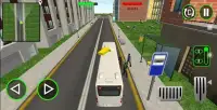 Pelatih bus kota mengemudi simulator 2020 Screen Shot 0