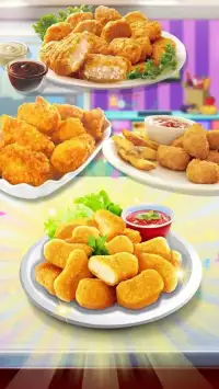 Chicken Nuggets - Crispy Fast Food Maker Screen Shot 4