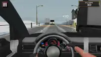 Racing in Car: Snow Traffic Screen Shot 2