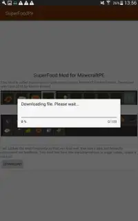 MinecraftPE: SuperFoodPE Mod Screen Shot 2