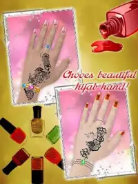 Hijab Hand Art - 3D Hand Screen Shot 2