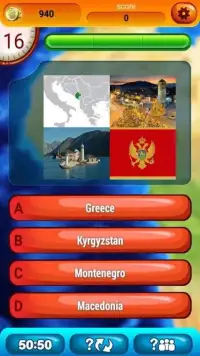 4 Pics Guess the Country Quiz Screen Shot 4