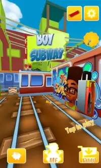 Boy - Subway Surf Run 3d Screen Shot 2