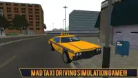 Mad Taxi Driving Simulator 3D Screen Shot 0