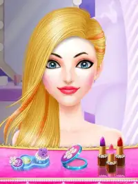 Pink Princess Makeover,dressup Screen Shot 1