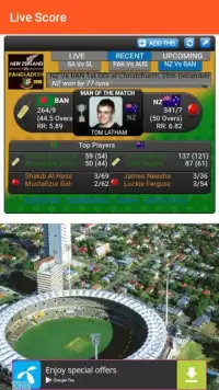 NZ vs BD Cricket Live Score Screen Shot 0