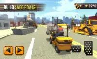 Construction Sim 3D Road works Screen Shot 2
