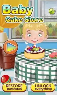 Baby birthday cake maker Screen Shot 1